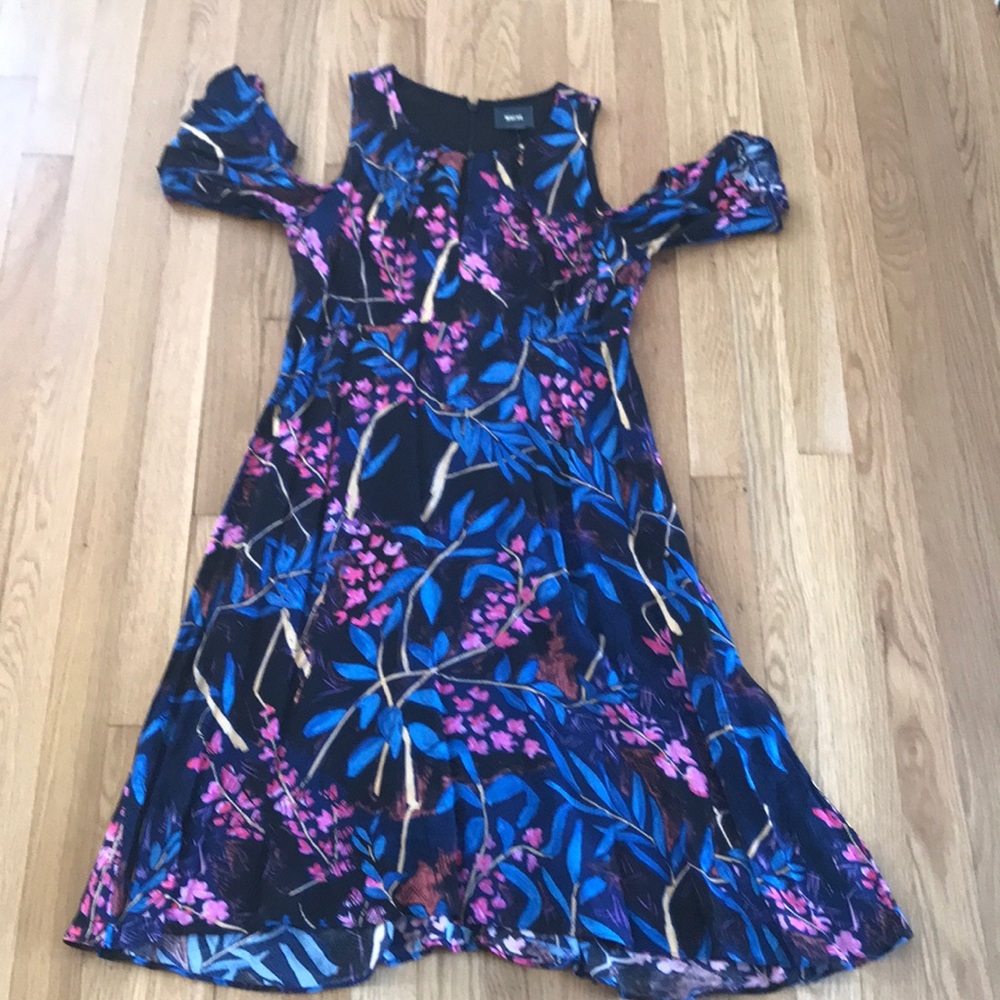 Anthropologie Maeve cold shoulder dress